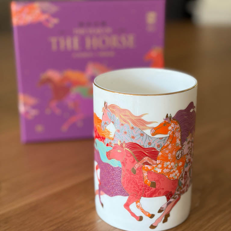 Detailed View of Horse Fine Bone China Mug.
