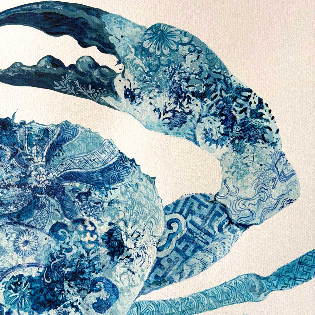 Detail of Painted Crab Claw