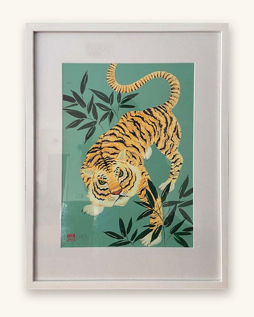 A3 Framed 'The Tiger' Special Edition