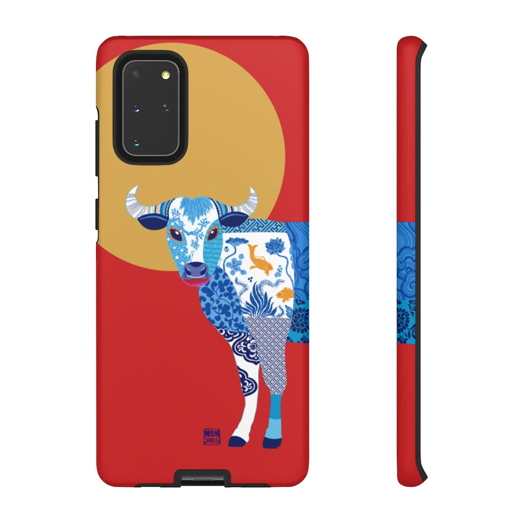 Chinese Zodiac iPhone Case and Chinese Zodiac Samsung Phone Cover featuring 12 Chinese Zodiac Animals. Impact resistant tough Chinese Astrology mobile phone case. Supports wireless charging. Designer mobile phone case made in the USA.