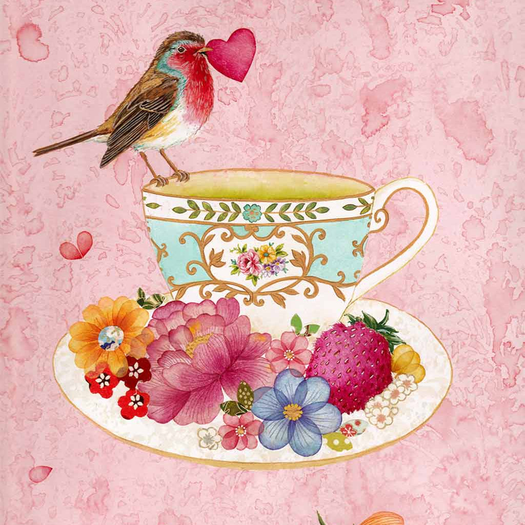 Teacup of Love Fine Art Print by Artist Chris Chun