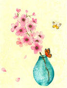 Cherry Blossom Vase Fine Art Print by Artist Chris Chun