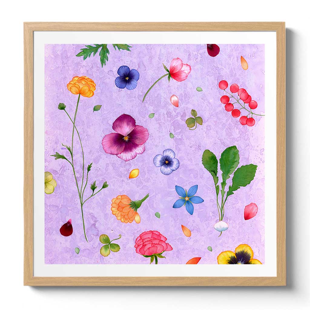 Herb Garden Fine Art Print by Artist Chris Chun