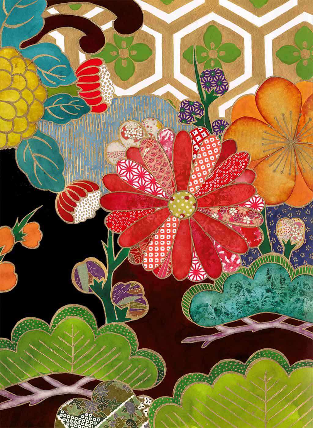 Kiku Fine Art Print by Artist Chris Chun