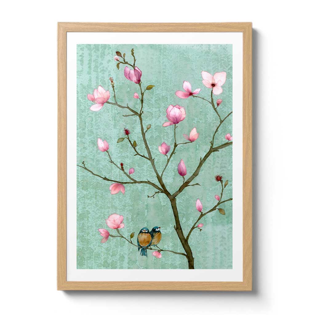 Magnolia Moment Fine Art Print by Artist Chris Chun