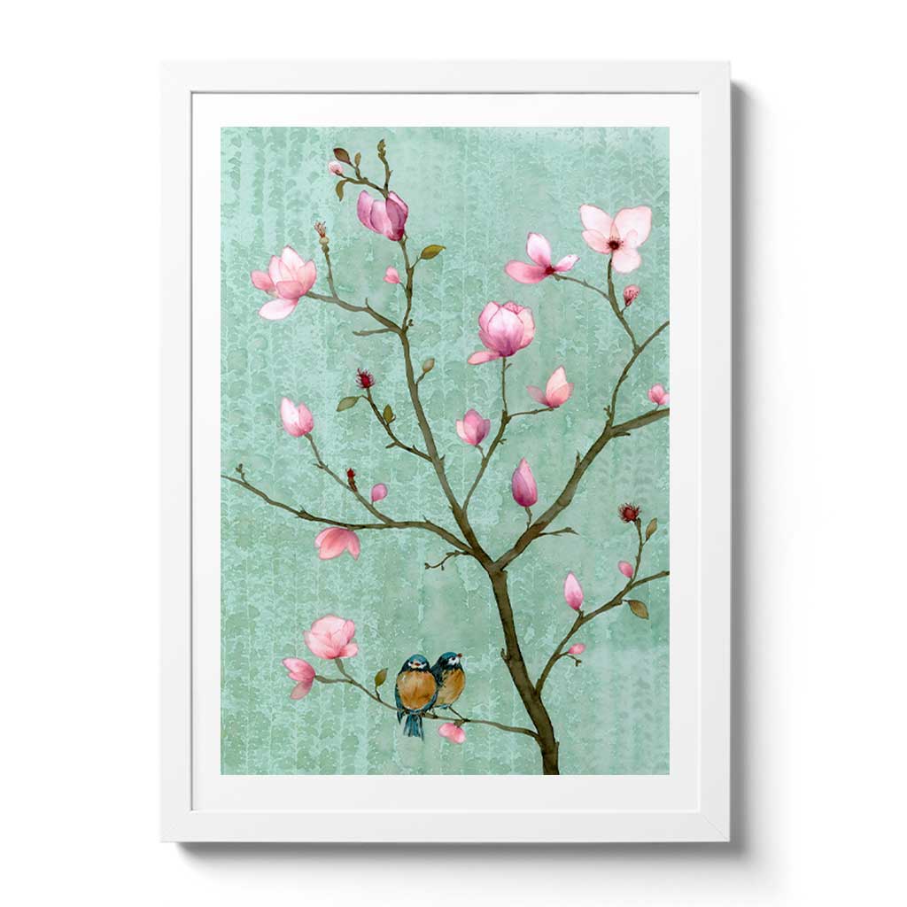 Magnolia Moment Fine Art Print by Artist Chris Chun