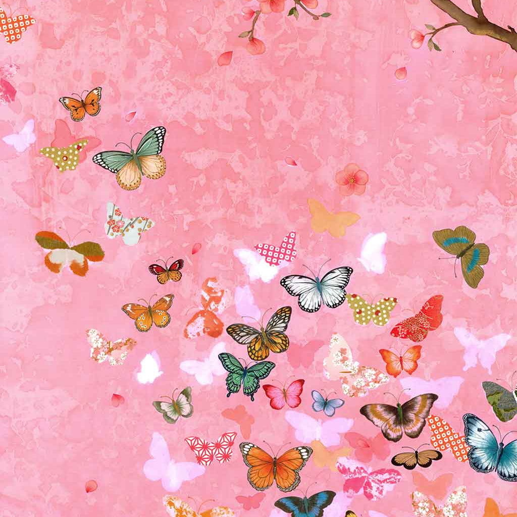 Paradise Of The Origami Butterfly Fine Art Print by Artist Chris Chun