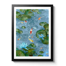 Koi Fish Fine Art Prints and Wall Decor by Australian Chinese Artist Chris Chun. Add beauty and positive feng shui to the home with Pond Of Longevity.