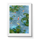 Koi Fish Fine Art Prints and Wall Decor by Australian Chinese Artist Chris Chun. Add beauty and positive feng shui to the home with Pond Of Longevity.