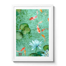 Koi Fish Fine Art Prints and Wall Decor by Australian Chinese Artist Chris Chun. Add beauty and positive feng shui to the home with Pool Of Long Life.