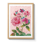 Contemporary Chinoiserie Artist Chris Chun combines his exquisite mixed media paintings with embroidery from antique textiles. Rose is from The Riches of Nature Collection.