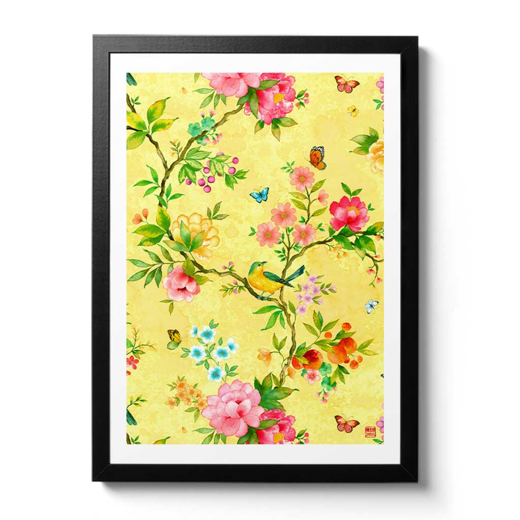 Chinoiserie inspired Fine Art Prints and Wall Art by Artist Chris Chun.
