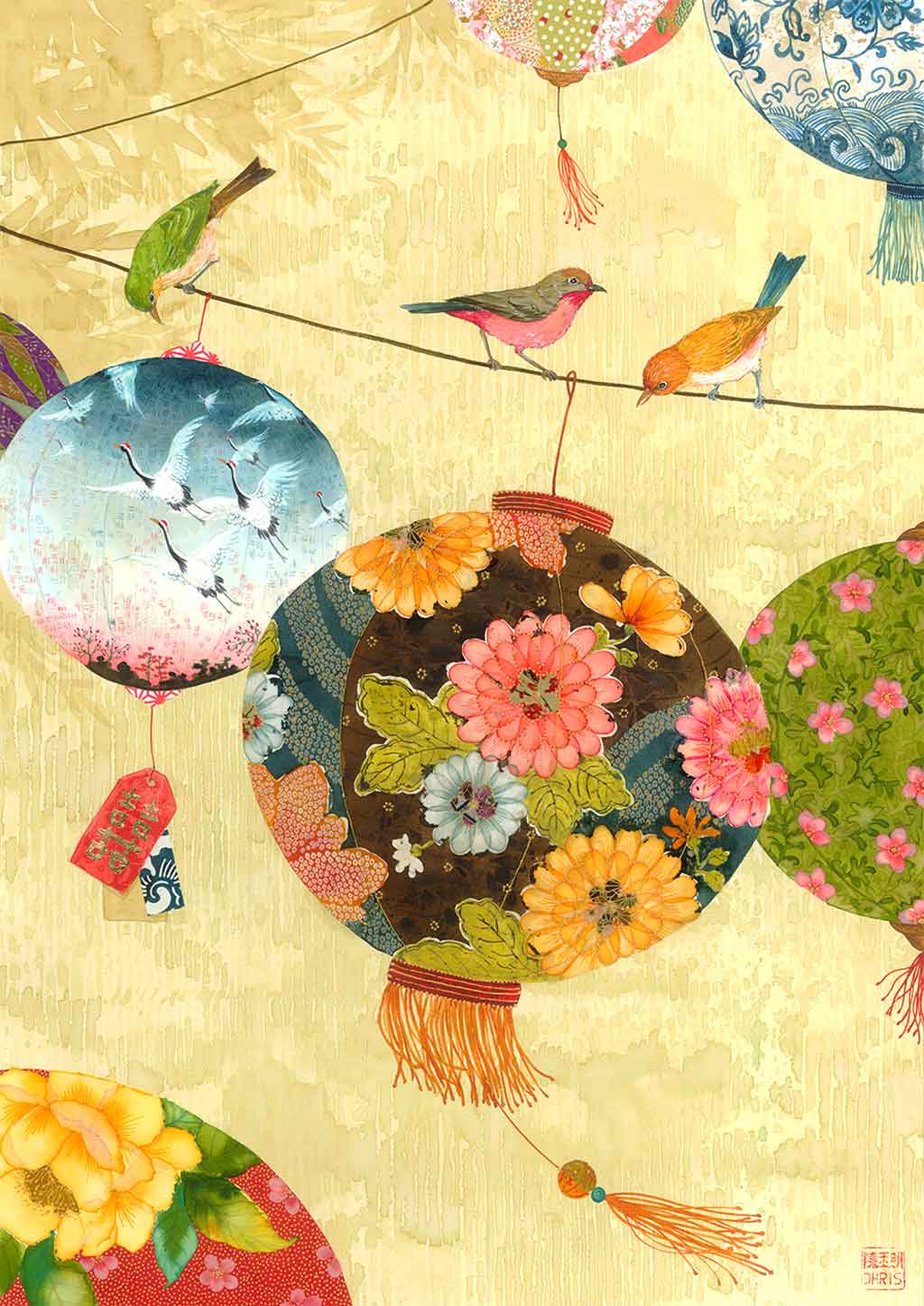 The Wedding Fine Art Print by Artist Chris Chun