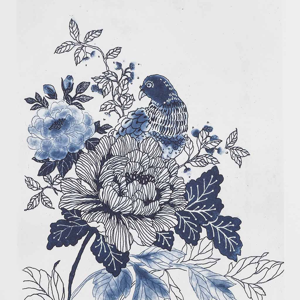 Limited Edition Etching Print by Australian Chinese artist Chris Chun. Edition of 30. Printed at CAP Studio in Chiang Mai, Thailand