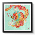 Featuring the 12 animals of the Chinese Lunar Calendar, Australian Chinese artist Chris Chun has created a colourful and whimsical series of paintings that uniquely capture the personality trait of each zodiac animal. The Dragon is the 5th animal of the Zodiac.