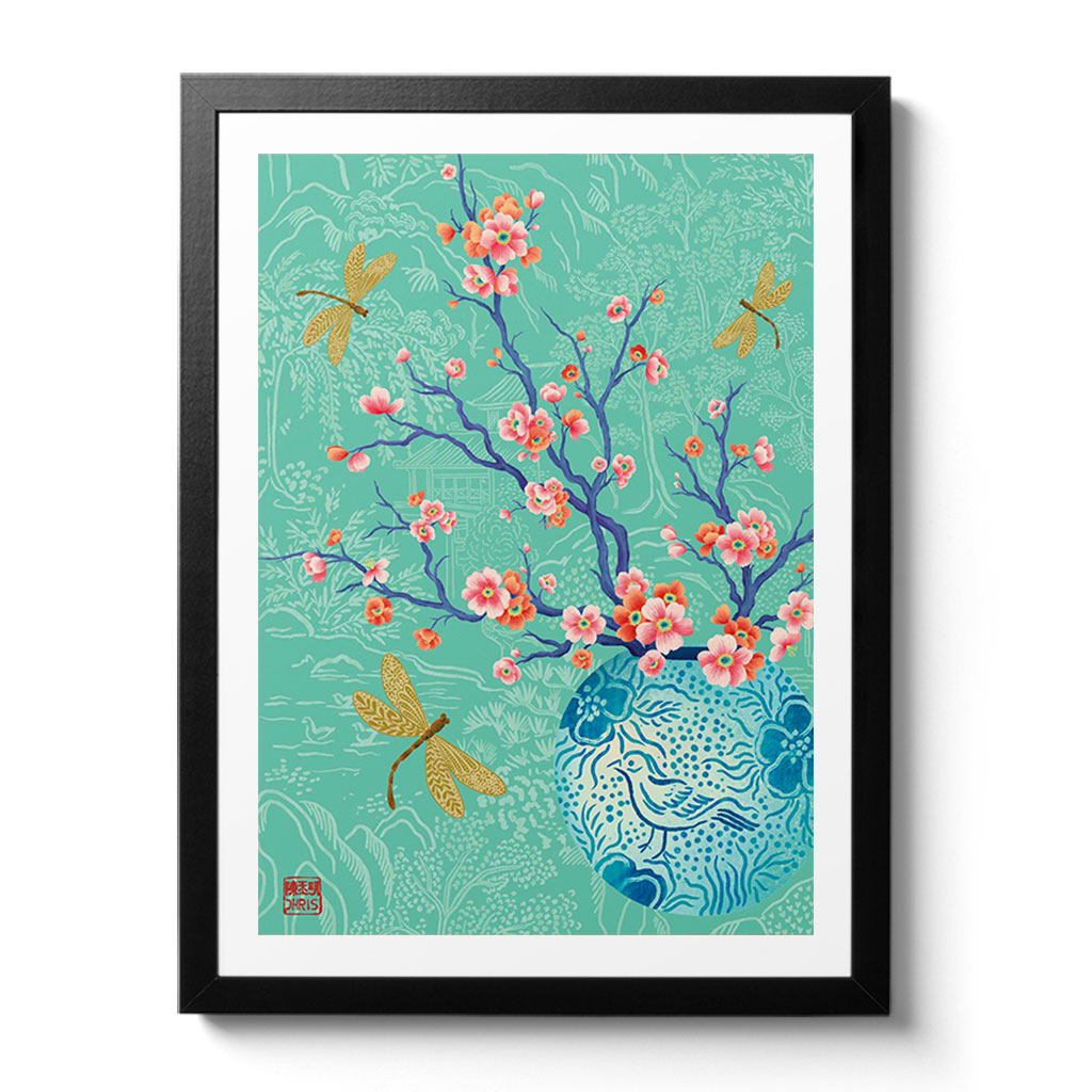 Blossom Indochine Fine Art Print by Artist Chris Chun