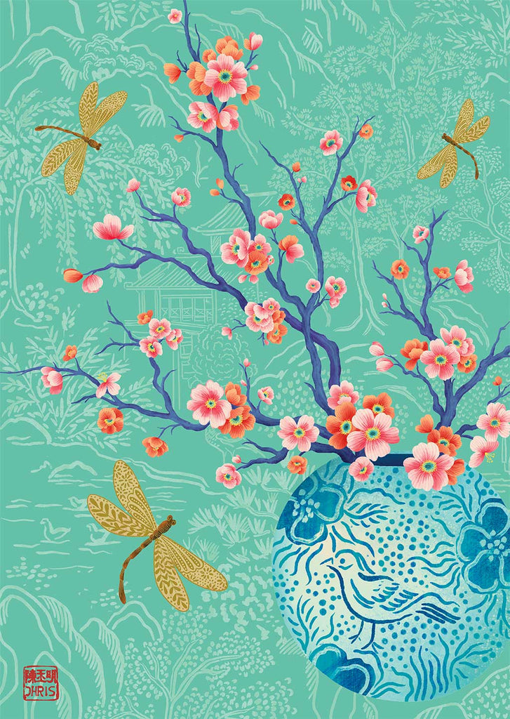 Blossom Indochine Fine Art Print by Artist Chris Chun