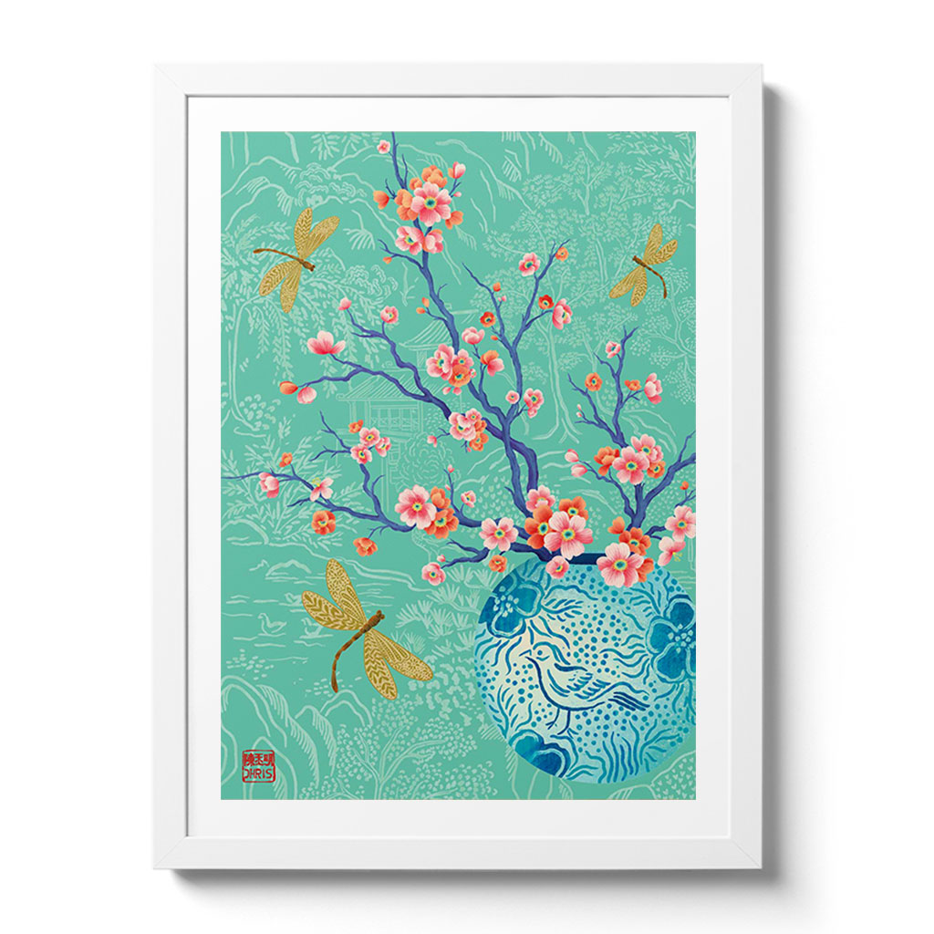 Blossom Indochine Fine Art Print by Artist Chris Chun