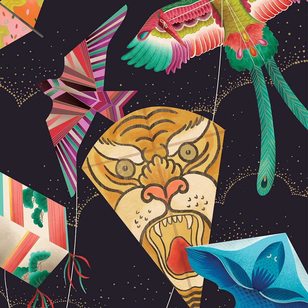 Kites Indochine Fine Art Print by Artist Chris Chun