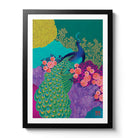 Peacock Indochine Fine Art Print by Artist Chris Chun