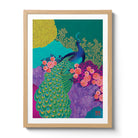 Peacock Indochine Fine Art Print by Artist Chris Chun