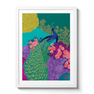 Peacock Indochine Fine Art Print by Artist Chris Chun