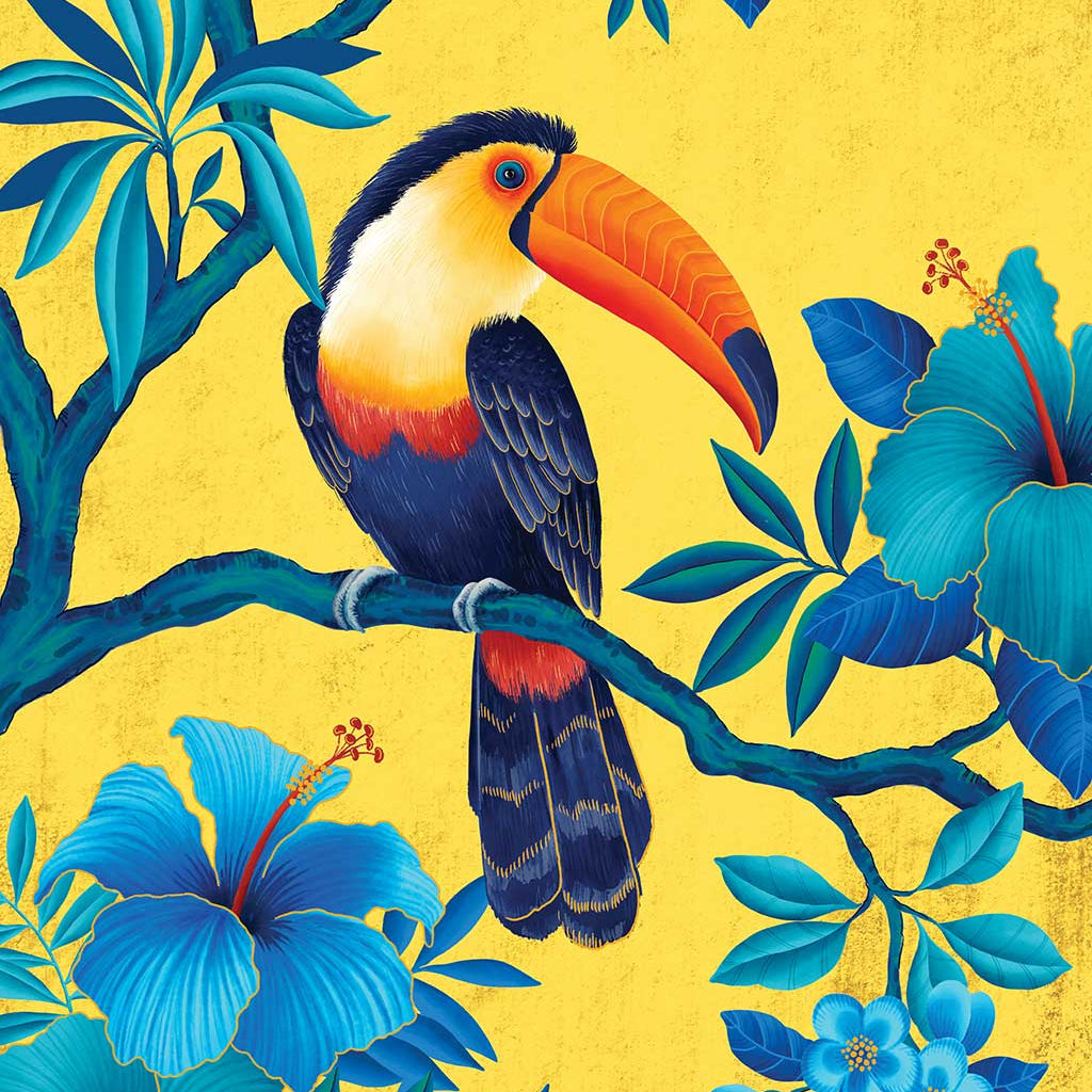 Toucan Indochine Fine Art Print by Artist Chris Chun