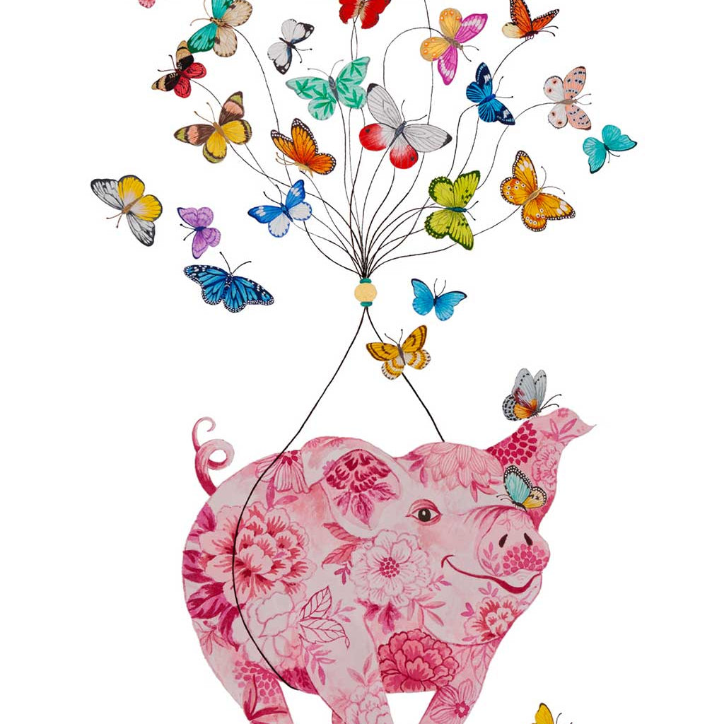 For 2019 Year of the Pig, Chris created a commemorative fine art print filled with symbols of good fortune, joy and prosperity! This print makes a gorgeous and unique gift idea for those born this year and in other pig years - 1935, 1947, 1959, 1971, 1983, 1995, 2007, 2019.