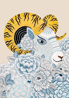 Chinese Zodiac Sheep Fine Art Print by Australian Chinese Artist Chris Chun. The perfect gift for those born in 1931, 1943, 1955, 1967, 1979, 1991, 2003, 2015 as they have been created to bring good fortune, health and prosperity to their owners!