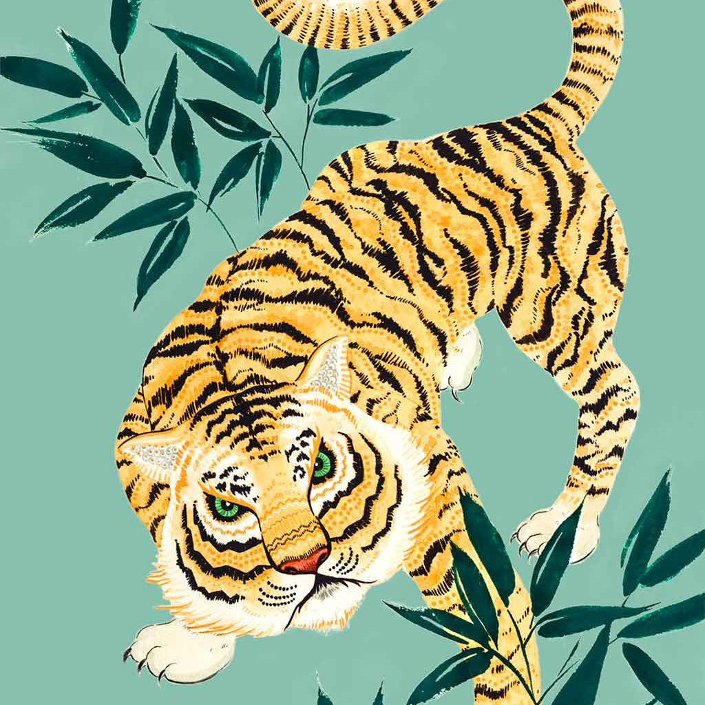Chinese Zodiac Tiger Artwork by Chris Chun