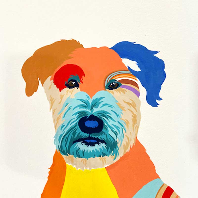 Dog Portrait by Chris Chun