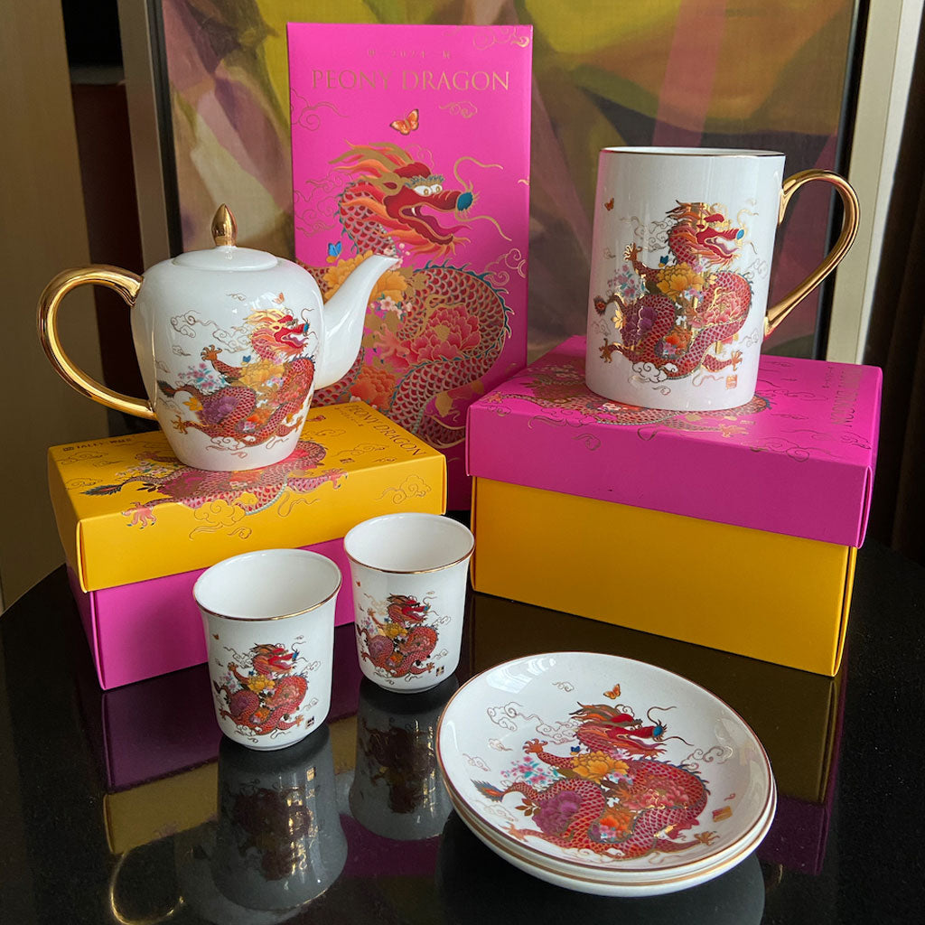 2024 'Peony Dragon' Teaware