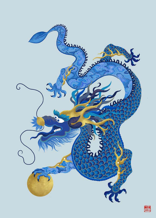The Dragon, blue collection, by Chris Chun