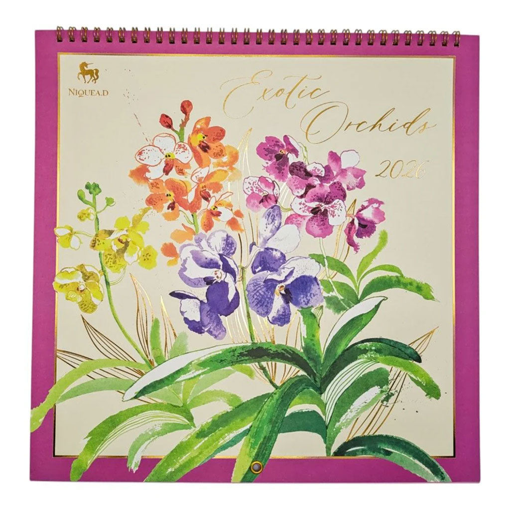 2026 Exotic Orchids Calendar by Artist Chris Chun