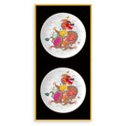  'Peony Dragon Set of 2 Plates'