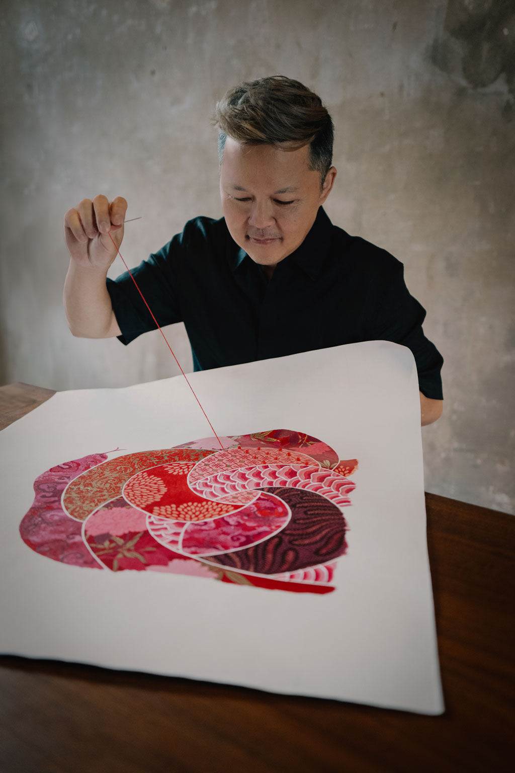 Chris Chun in his studio