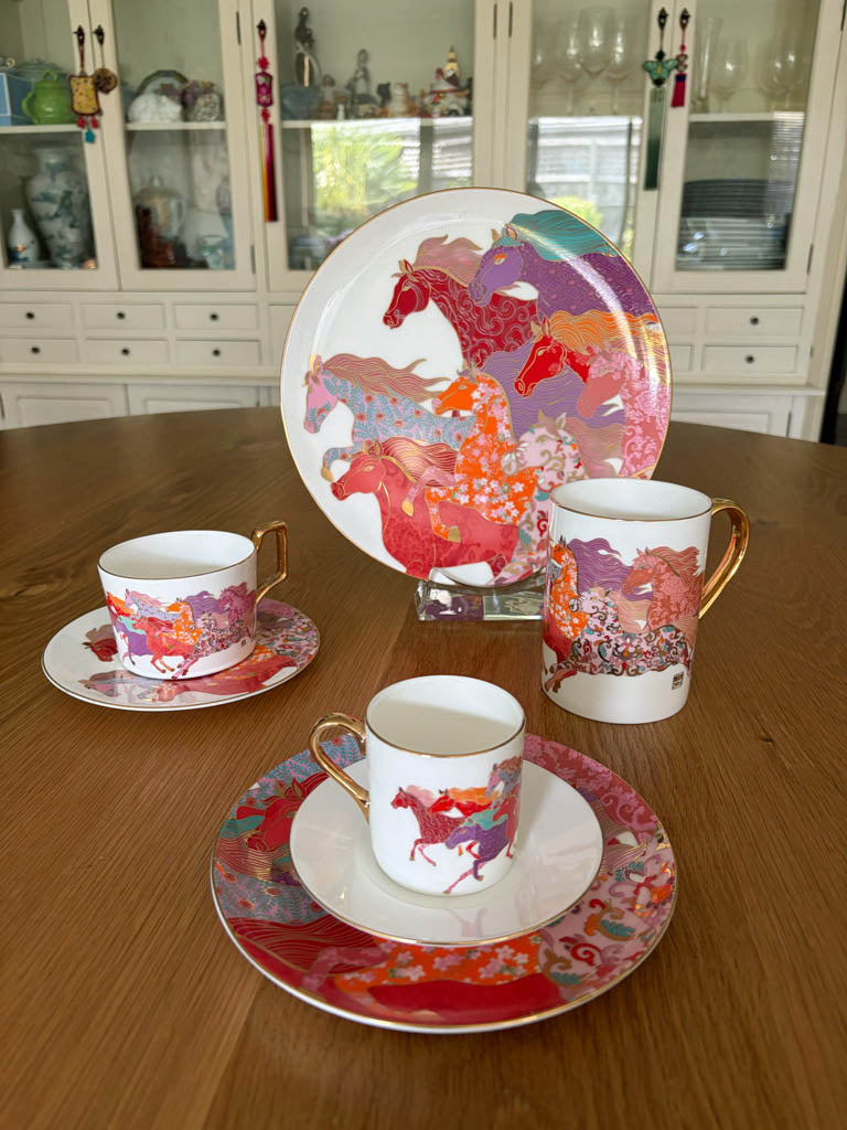 2026 Horse Teaware Set with 24K gold