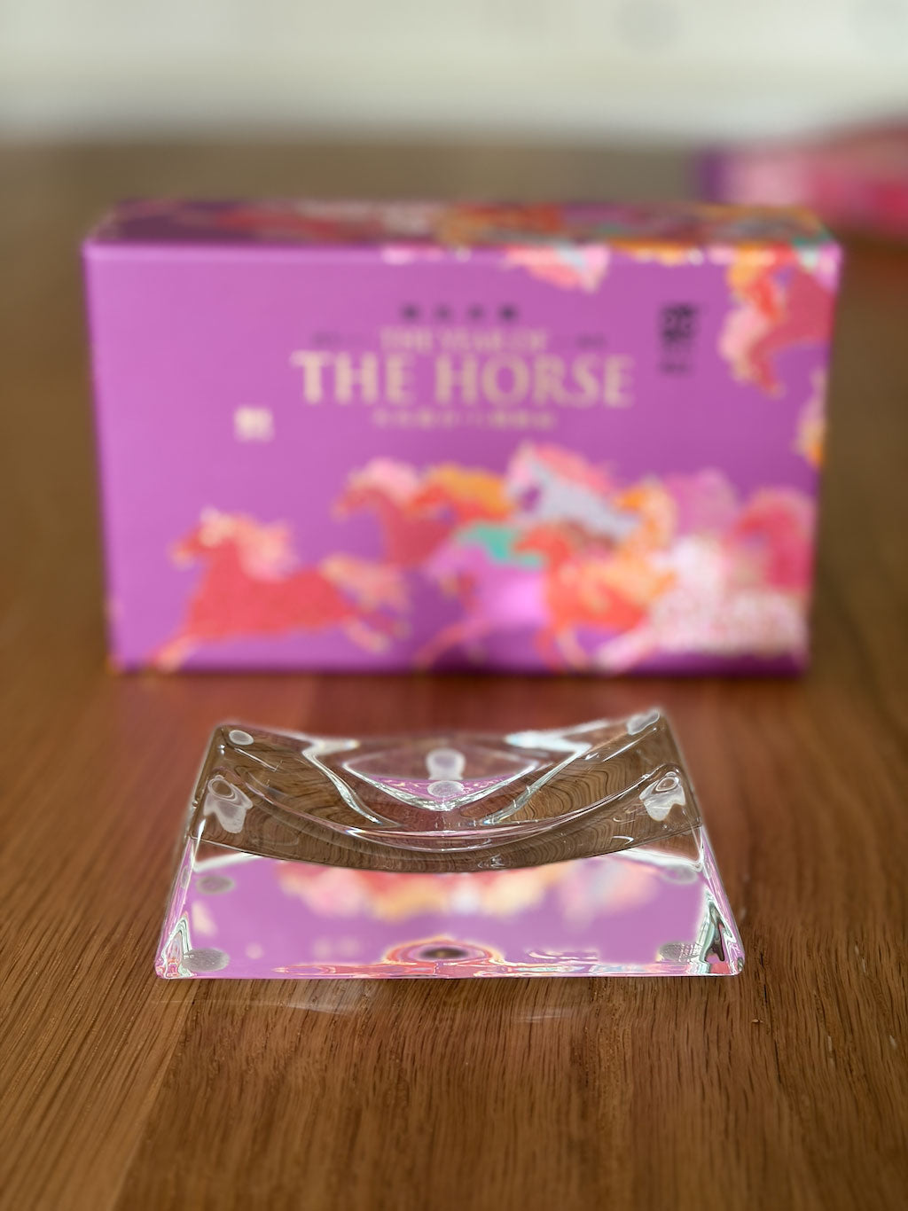 Chris Chun Glass Stand with Box