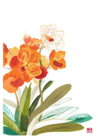 Vanda Betty Mae Steel Orchid Fine Art Print by artist Chris Chun.