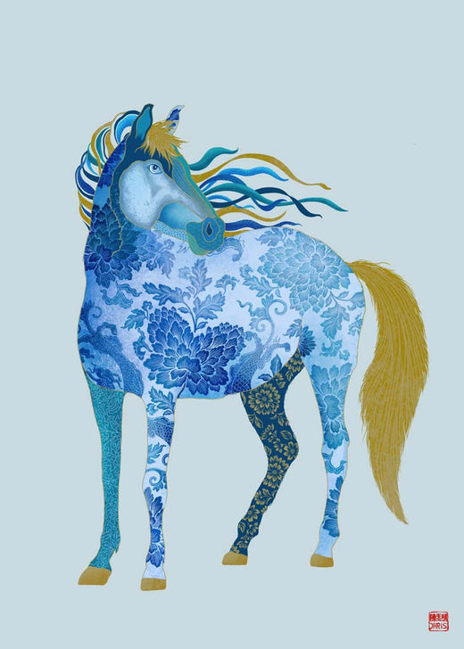 The Horse, blue collection, by Chris Chun