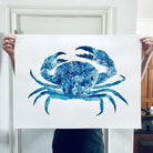 Original Crab Painting held by person