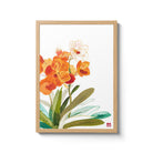 Vanda Betty Mae Steel Orchid Fine Art Print by artist Chris Chun. Printed on eco-friendly Bamboo Paper.