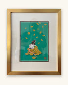 A4 Framed Lucky Coins Special Edition, fine art print by Chris Chun