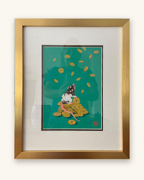 A4 Framed 'Lucky Coins' Special Edition