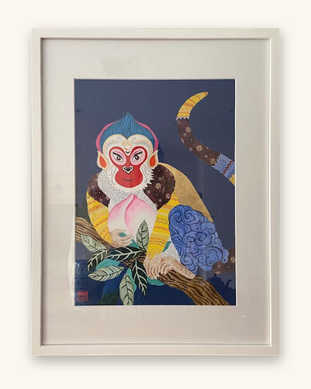 Chinese Zodiac Monkey Fine Art Print – Chris Chun