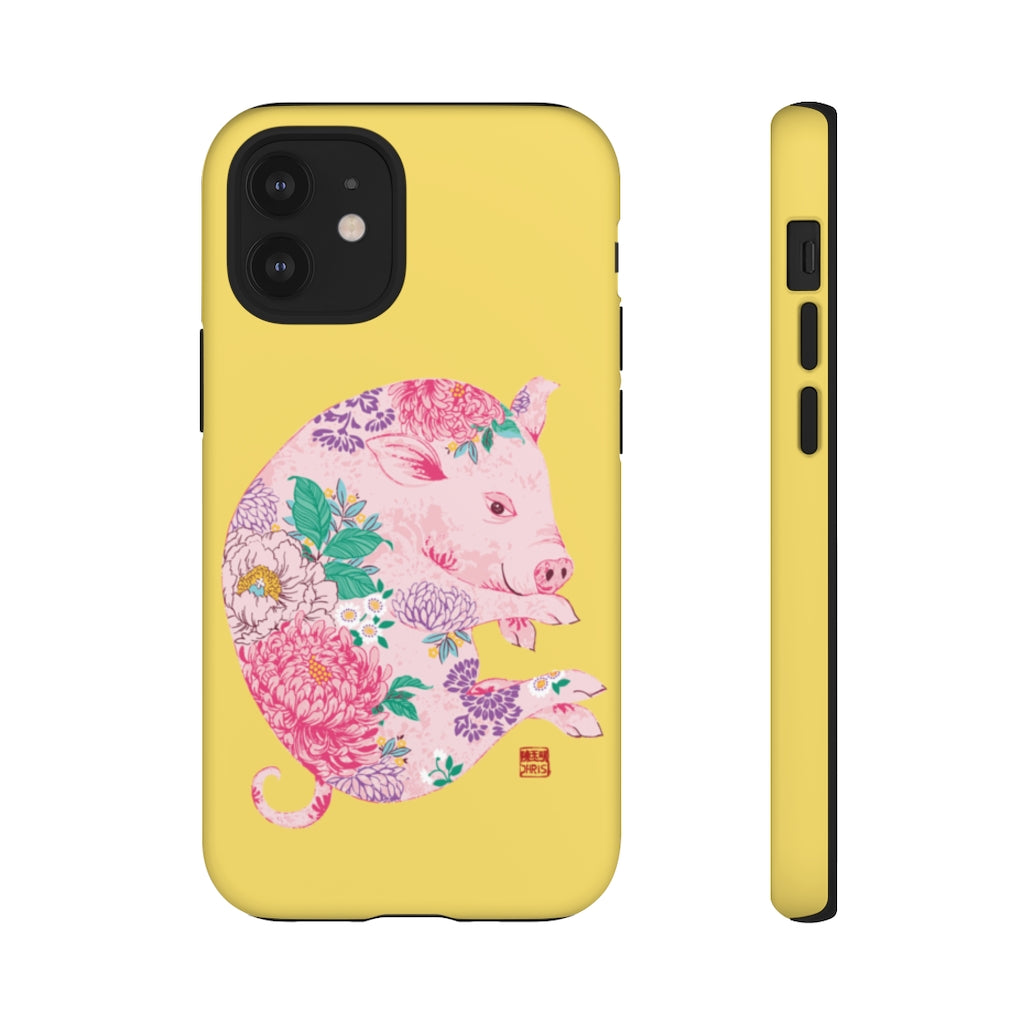 Chinese Zodiac iPhone Case and Chinese Zodiac Samsung Phone Cover featuring 12 Chinese Zodiac Animals. Impact resistant tough Chinese Astrology mobile phone case. Supports wireless charging. Designer mobile phone case made in the USA.