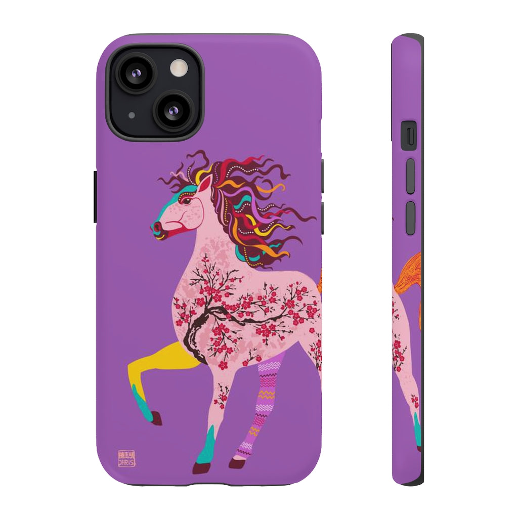Chinese Zodiac iPhone Case and Chinese Zodiac Samsung Phone Cover featuring 12 Chinese Zodiac Animals. Impact resistant tough Chinese Astrology mobile phone case. Supports wireless charging. Designer mobile phone case made in the USA.