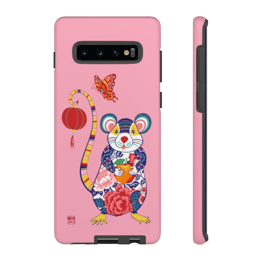 Chinese Zodiac iPhone Case and Chinese Zodiac Samsung Phone Cover featuring 12 Chinese Zodiac Animals. Impact resistant tough Chinese Astrology mobile phone case. Supports wireless charging. Designer mobile phone case made in the USA.