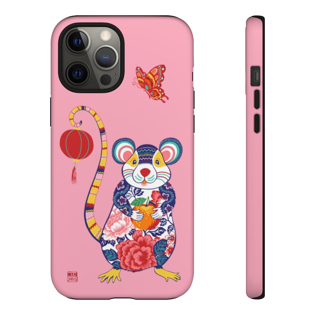 Chinese Zodiac iPhone Case and Chinese Zodiac Samsung Phone Cover featuring 12 Chinese Zodiac Animals. Impact resistant tough Chinese Astrology mobile phone case. Supports wireless charging. Designer mobile phone case made in the USA.