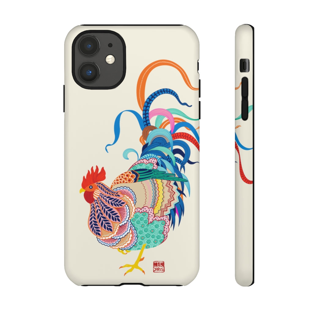 Chinese Zodiac iPhone Case and Chinese Zodiac Samsung Phone Cover featuring 12 Chinese Zodiac Animals. Impact resistant tough Chinese Astrology mobile phone case. Supports wireless charging. Designer mobile phone case made in the USA.